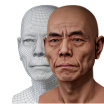 RETOPO HEAD SCANS 2.0