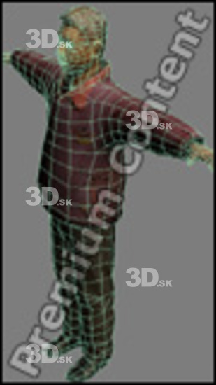 3D model Asian Man
