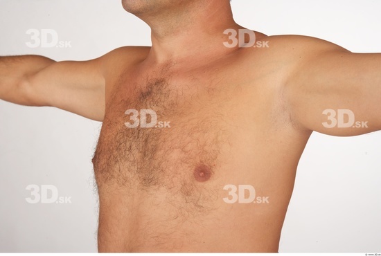 Chest Whole Body Man White Nude Average Studio photo references