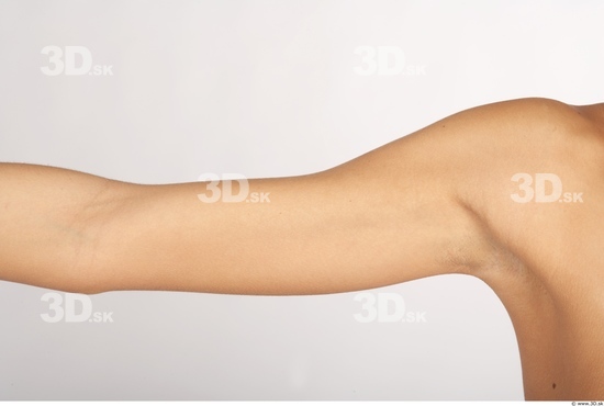 Arm Whole Body Woman Nude Slim Studio photo references