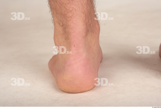 Foot Whole Body Man Nude Muscular Studio photo references