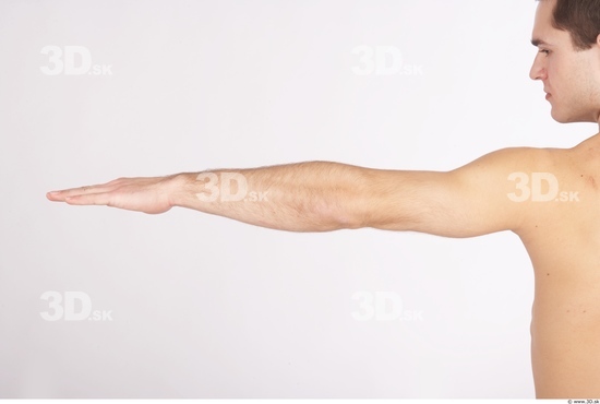 Arm Whole Body Man Hairy Nude Average Studio photo references