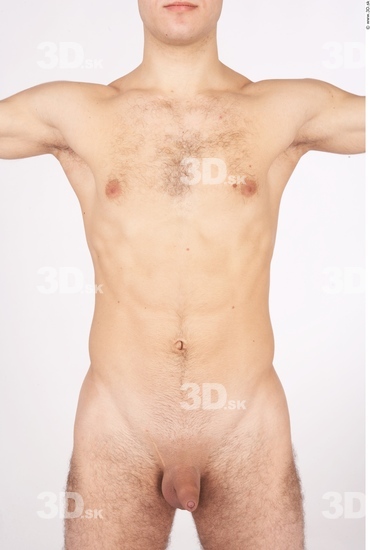 Upper Body Whole Body Man Hairy Nude Average Studio photo references