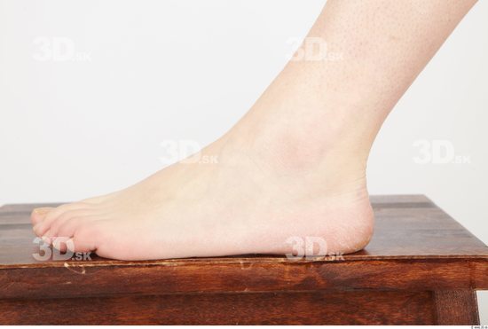 Foot Whole Body Woman Animation references Nude Casual Overweight Studio photo references