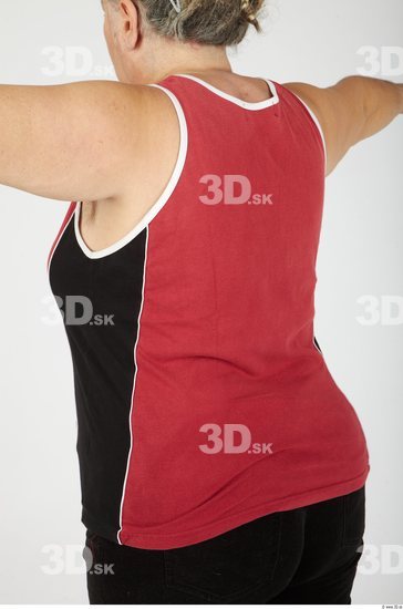 Upper Body Whole Body Woman Casual Sports Singlet Overweight Studio photo references