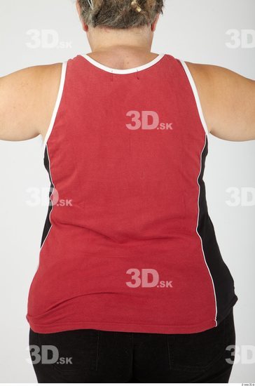 Upper Body Whole Body Woman Casual Sports Singlet Overweight Studio photo references