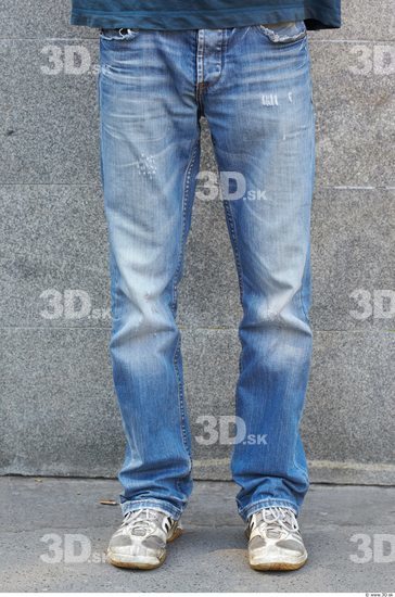 Leg Head Man Casual Jeans Slim Street photo references