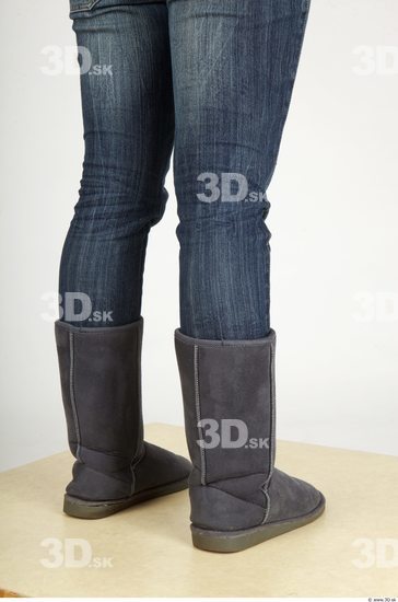 Calf Whole Body Woman Casual Boot Average Studio photo references