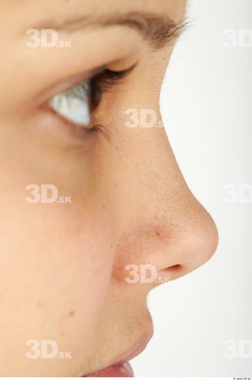 Nose Whole Body Woman Casual Average Studio photo references