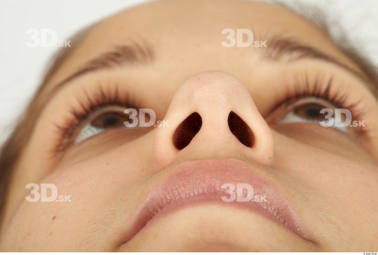 Nose Whole Body Woman Casual Average Studio photo references
