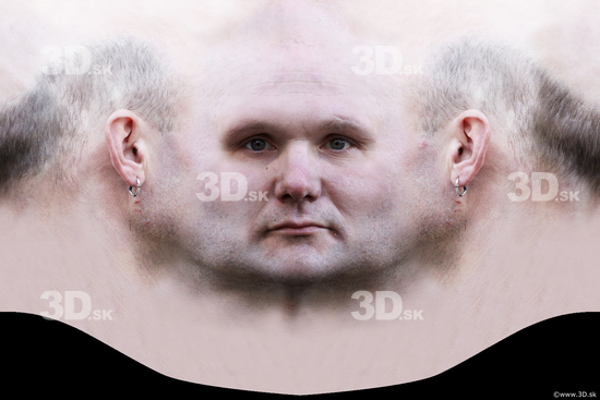 Head Man White Jewel Head textures Bald