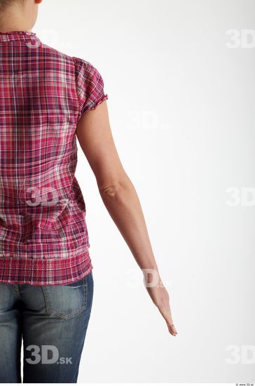 Arm Woman Animation references White Casual Blouse Slim