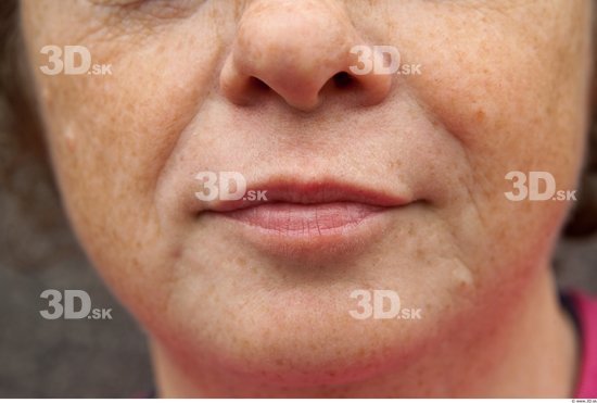 Mouth Woman Casual Average Wrinkles Street photo references