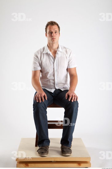 Whole Body Man Artistic poses White Casual Average