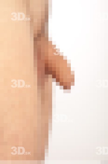 Penis Whole Body Man Nude Casual Average Studio photo references