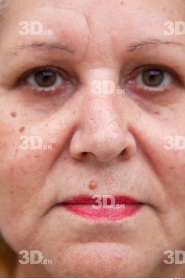 Nose Woman White Chubby