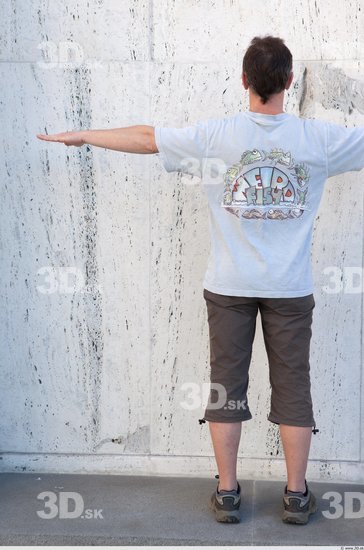 Whole Body Man T poses Casual Average Street photo references