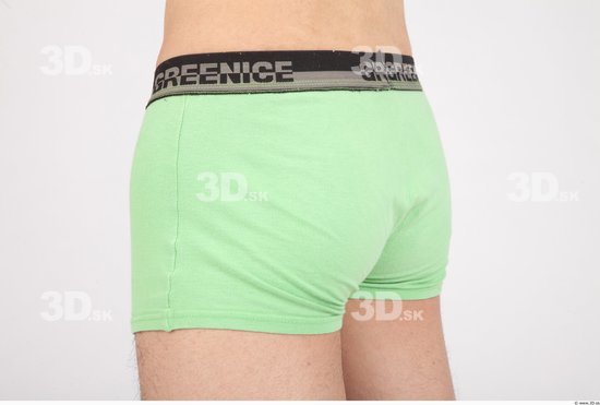 Whole Body Bottom Man Asian Casual Underwear Shorts Slim Studio photo references