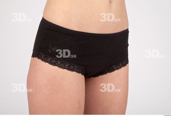 Hips Whole Body Woman Casual Underwear Slim Panties Studio photo references