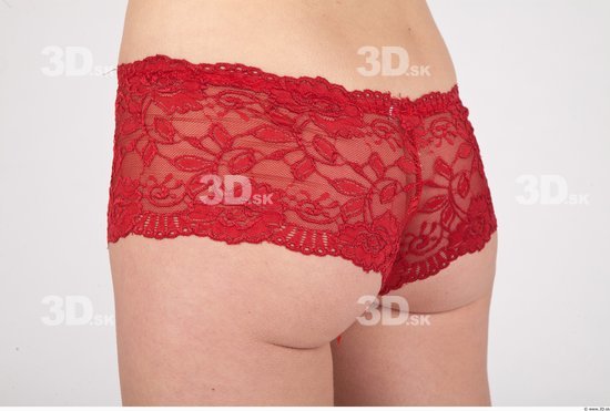 Whole Body Bottom Woman Casual Underwear Slim Panties Studio photo references