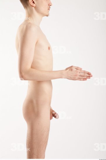 Whole Body Man Other White Casual Slim Male Studio Poses