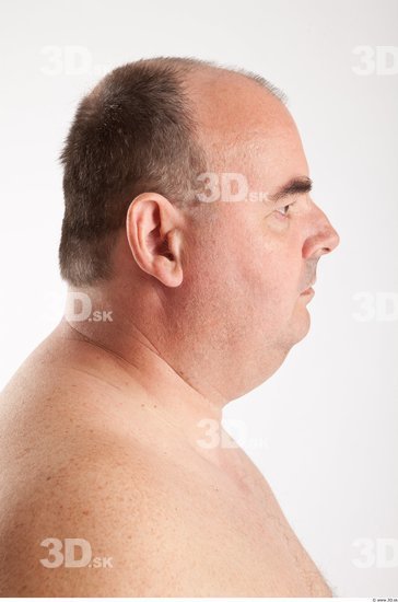 Head Man Animation references White Overweight Bald