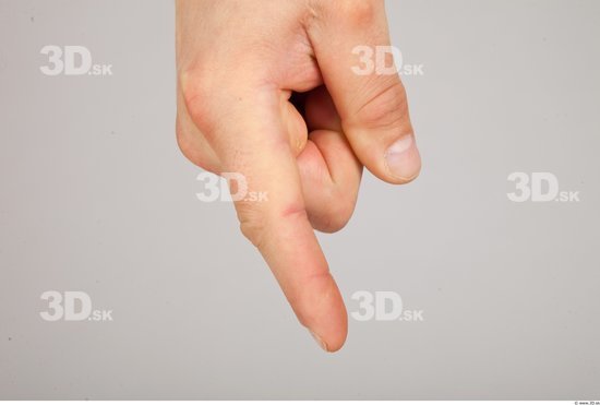 Fingers Man White Muscular