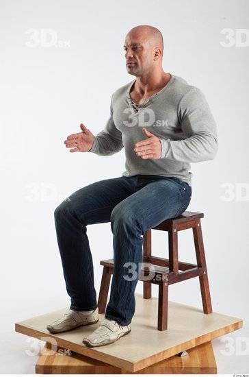 Whole Body Man Artistic poses White Casual Muscular