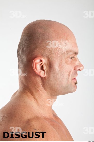 Head Emotions Man White Muscular