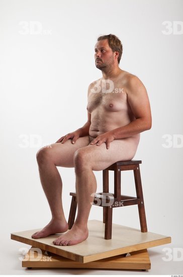 Whole Body Man Artistic poses White Nude Average Bearded