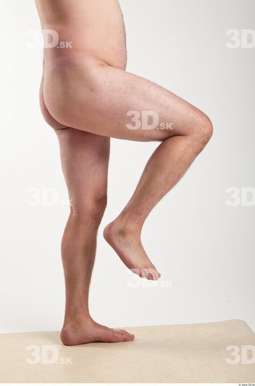 Leg Man Animation references White Nude Average Bearded