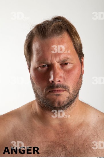 Head Emotions Man White Average Bearded