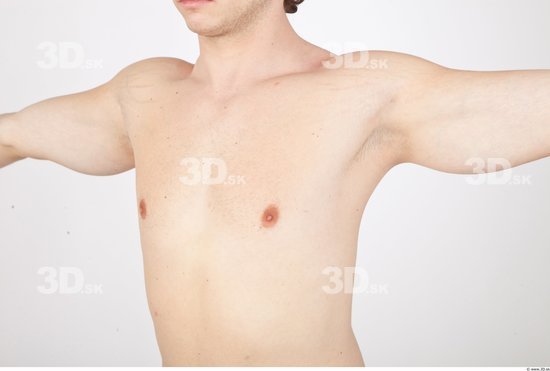 Chest Man Nude Studio photo references