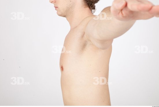 Chest Man Nude Studio photo references