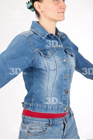 Upper Body Casual Jacket Average Studio photo references