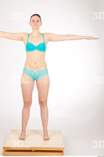 Whole Body T poses Underwear Average Studio photo references