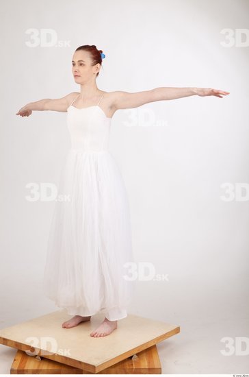 Whole Body T poses Casual Dress Studio photo references