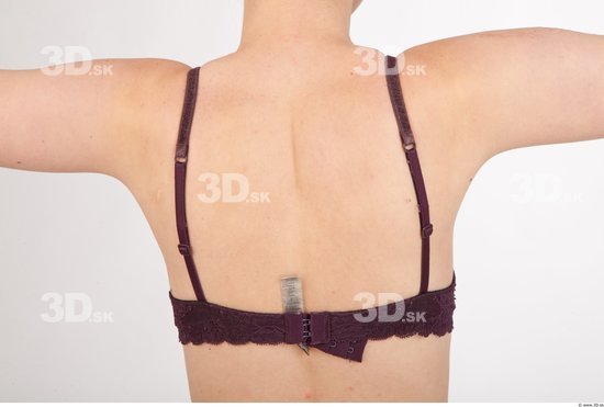 Back Woman Underwear Bra Slim Studio photo references