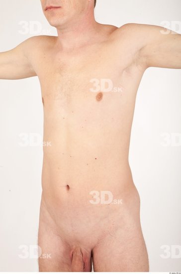 Upper Body Man Nude Average Studio photo references