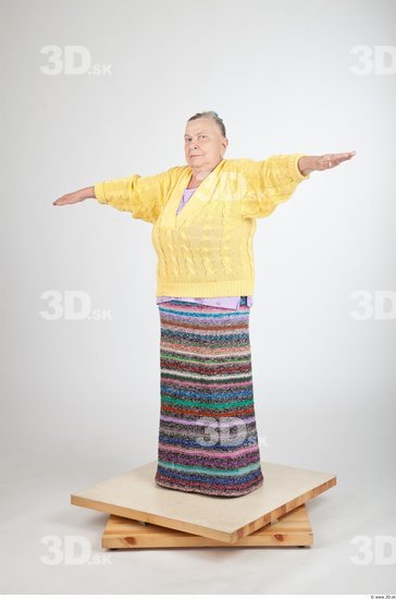 Whole Body Animation references Casual Overweight Wrinkles Studio photo references