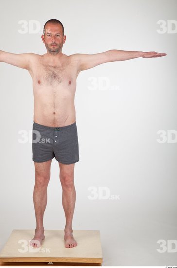 Whole Body T poses Underwear Shorts Studio photo references