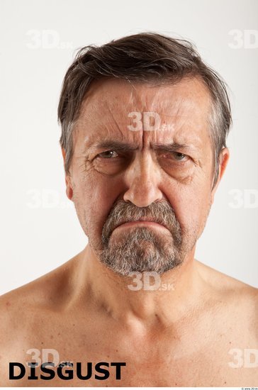 Head Emotions Man White Average Bearded