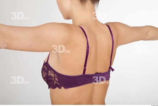 Back Underwear Bra Slim Studio photo references