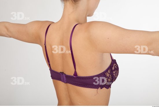 Back Underwear Bra Slim Studio photo references