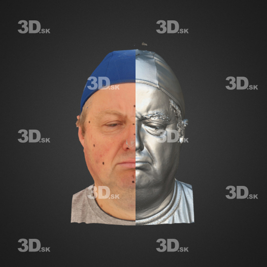 Head Emotions Man White 3D Phonemes And Emotions