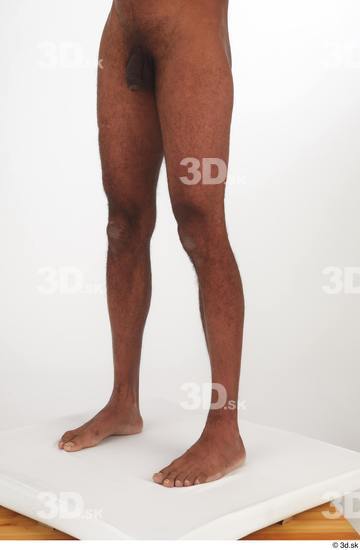 Leg Man Black Nude Slim Studio photo references