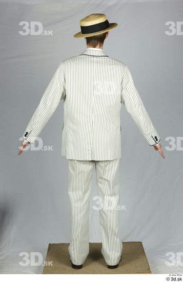Whole Body Man White Costume photo references