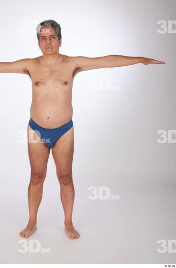 Whole Body Man T poses Slim Street photo references