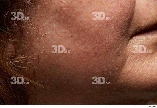 Face Mouth Cheek Skin Woman Chubby Wrinkles Studio photo references