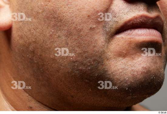 Face Mouth Cheek Skin Man Overweight Studio photo references